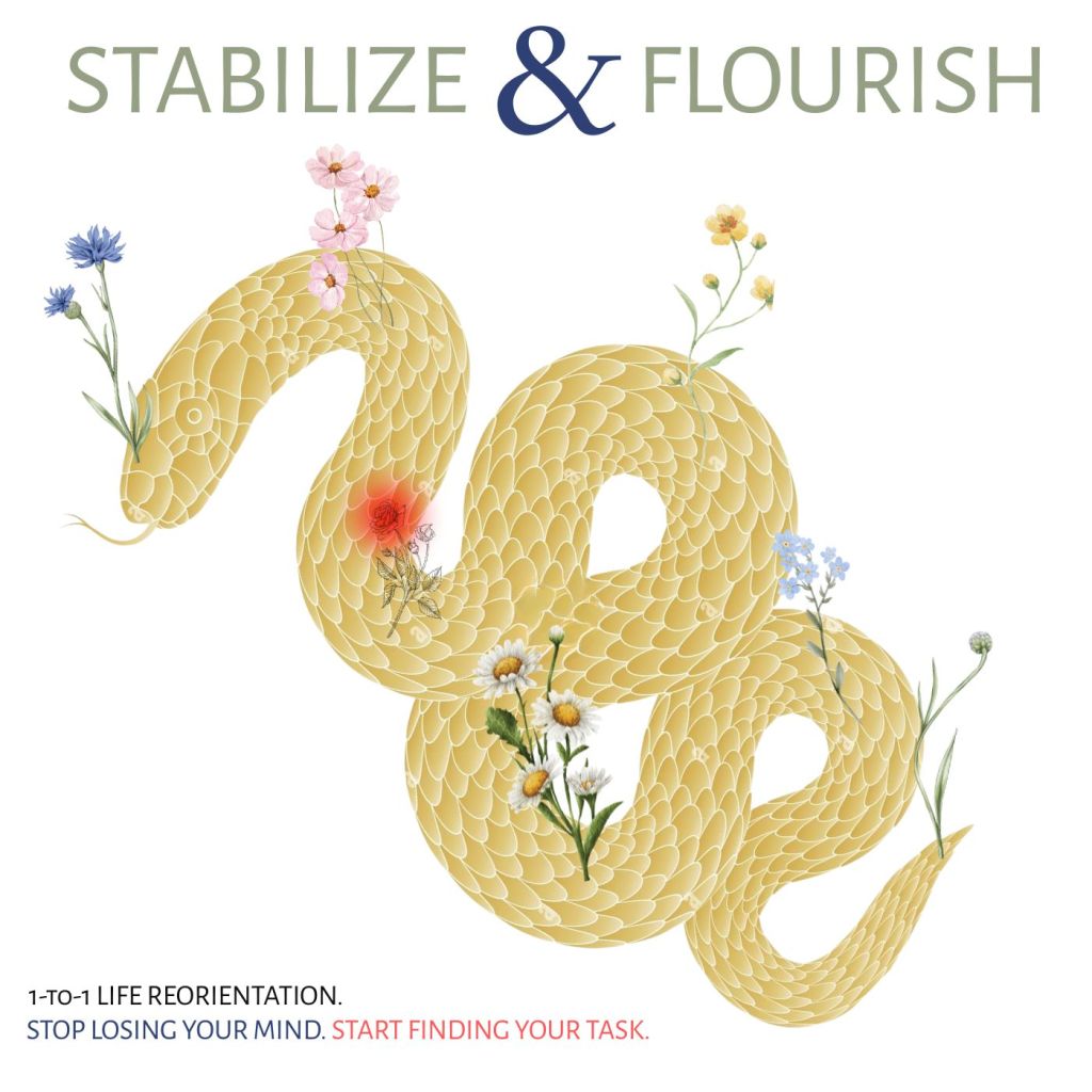 Stop losing your mind. Start finding your task. STABILIZE & FLOURISH, a new one-on-one offering from Conner Habib. Discount for all sign ups before April&nbsp;16!